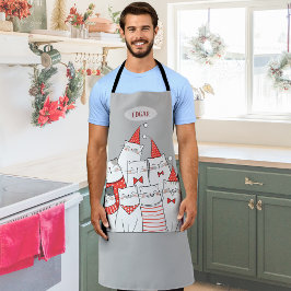 笑顔でカスタマイズ可能 エプロン