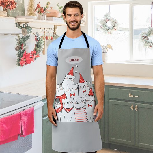 笑顔でカスタマイズ可能 エプロン