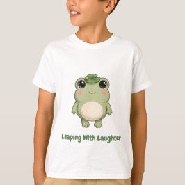 笑顔でジャンプ子供Tシャツ Tシャツ