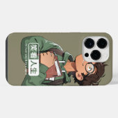 笑顔で人生を迎えよう | iPhoneケース (裏面横)