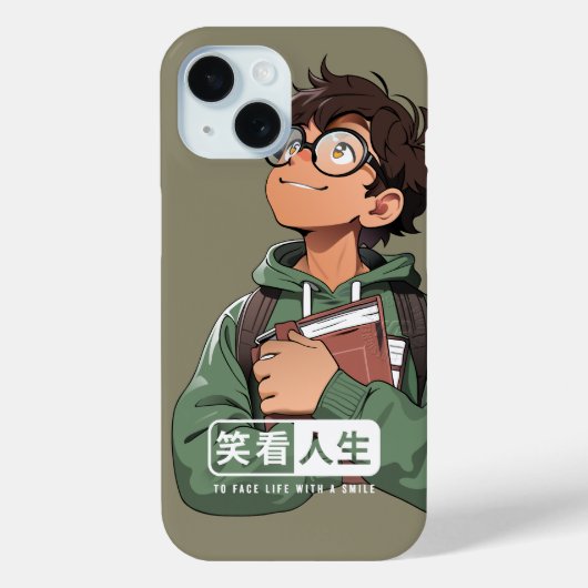 笑顔で人生を | Case-Mate iPhoneケース (裏面)