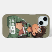 笑顔で人生を | Case-Mate iPhoneケース (裏面 (横))
