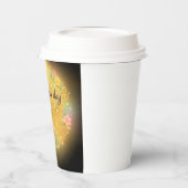 笑顔で始まる一日 コーヒーカップ 紙コップ (左)