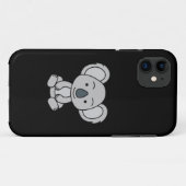 笑顔で座っているかわいいコアラ Case-Mate iPhoneケース (裏面(横))