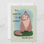 笑顔で猫を作ってくれてありがとう (正面)