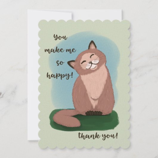 笑顔で猫を作ってくれてありがとう (正面)