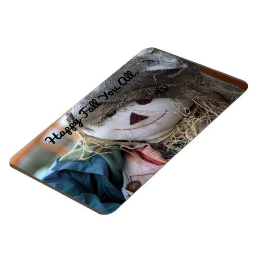 笑顔のかかし3" x 4"フレキシブルフォトマグネット マグネット (左側)