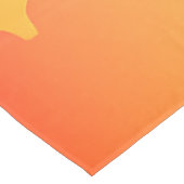 笑顔のかわいいストロベリーオンパステルグラデーションバック テーブルクロス (アングル)