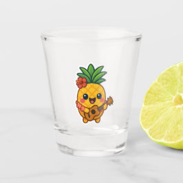 笑顔のかわいいパイナップル – トロピカル ショットグラス