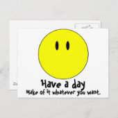 笑顔のない ポストカード (正面/裏面)