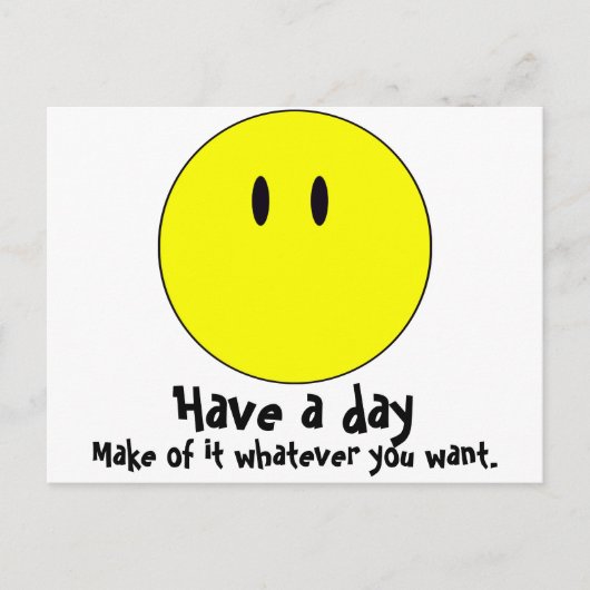 笑顔のない ポストカード (正面)