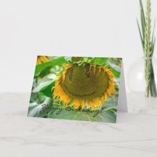 笑顔のひまわり カード