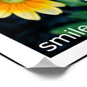 笑顔のひまわり ポスター (角)