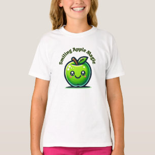 笑顔のアップル魔法 Tシャツ