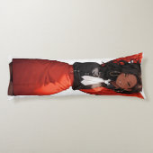 笑顔のアニメ女性 ボディピロー (裏面)