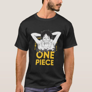 笑顔のアニメ海賊マンガスタイルアート Tシャツ