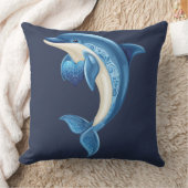 笑顔のイルカ枕 クッション (ブランケット)