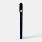 笑顔のイルカ iPhone 15ケース (左側面)