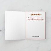 笑顔のウェルシュクリスマスコルギ シーズンカード (内部)