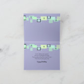 笑顔のオーストラリア牛の犬の誕生日挨拶 カード (内部)