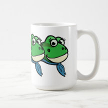 笑顔のカエル