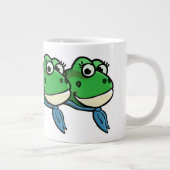 笑顔のカエル ジャンボコーヒーマグカップ (右)