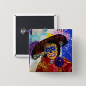 笑顔のカタリナピンボタン 缶バッジ (正面&裏面)