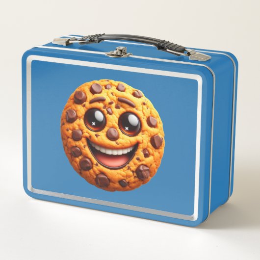 笑顔のクッキー メタルランチボックス (正面)