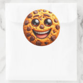 笑顔のクッキー ラウンドシール (バッグ)