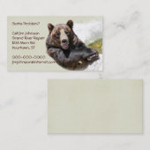 笑顔のクマ 名刺 (正面/裏面)