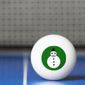 笑顔のクリスマス雪だるまピンポンボール 卓球ボール (ネット)