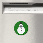 笑顔のクリスマス雪だるま磁石 マグネット (インサイチュ (食洗機))