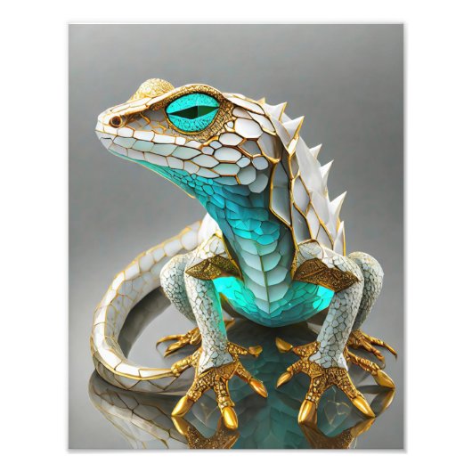 笑顔のゲッコアイランドトゥアタラモトゥレムリア フォトプリント            (正面)