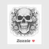 笑顔のゴシックスカル防水 シール (シート)