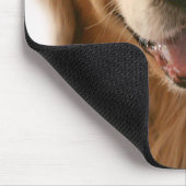 笑顔のゴールデンレトリバー マウスパッド (コーナー)