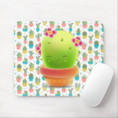 笑顔のサボテン マウスパッド (マウス)