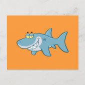 笑顔のサメ ポストカード (正面)