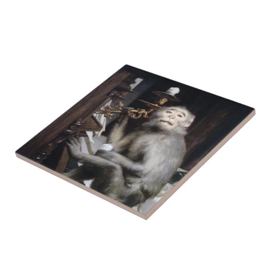 笑顔のサル タイル (側面)