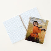 笑顔のサル ノートブック (内部)