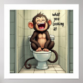 笑顔のサル ポスター (正面)