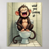 笑顔のサル ポスター (正面)