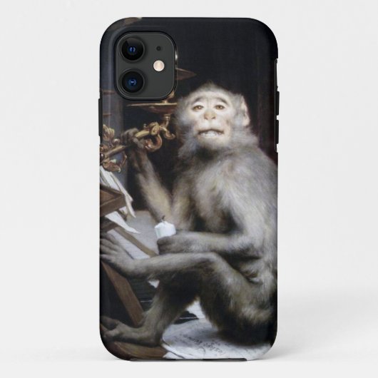 笑顔のサル Case-Mate iPhoneケース (裏面)
