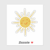 笑顔のサンサンシャインビニールカットシール シール (シート)