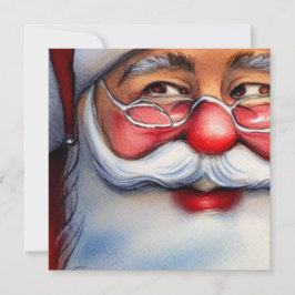 笑顔のサンタ カード