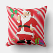 笑顔のサンタ・クリスマス クッション (正面)