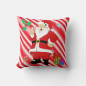 笑顔のサンタ・クリスマス クッション (正面)