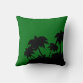 笑顔のジャマイカ国旗 クッション (裏面)