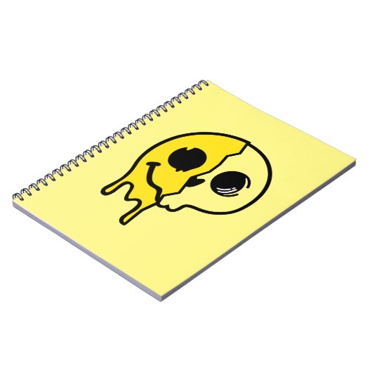 笑顔のスカル顔 ノートブック (左側)