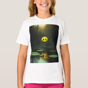 笑顔のスタイル顔 Tシャツ