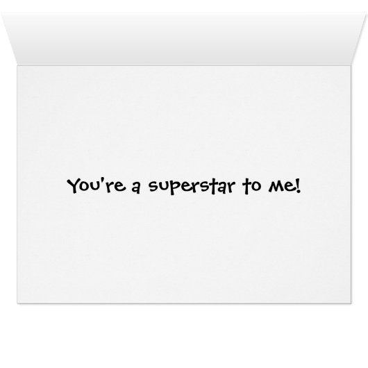 笑顔のスーパースターキャラクター金ゴールド色 (内部横(下))